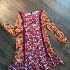 MATILDA JANE  Floral Print Long Sleeve Dress!